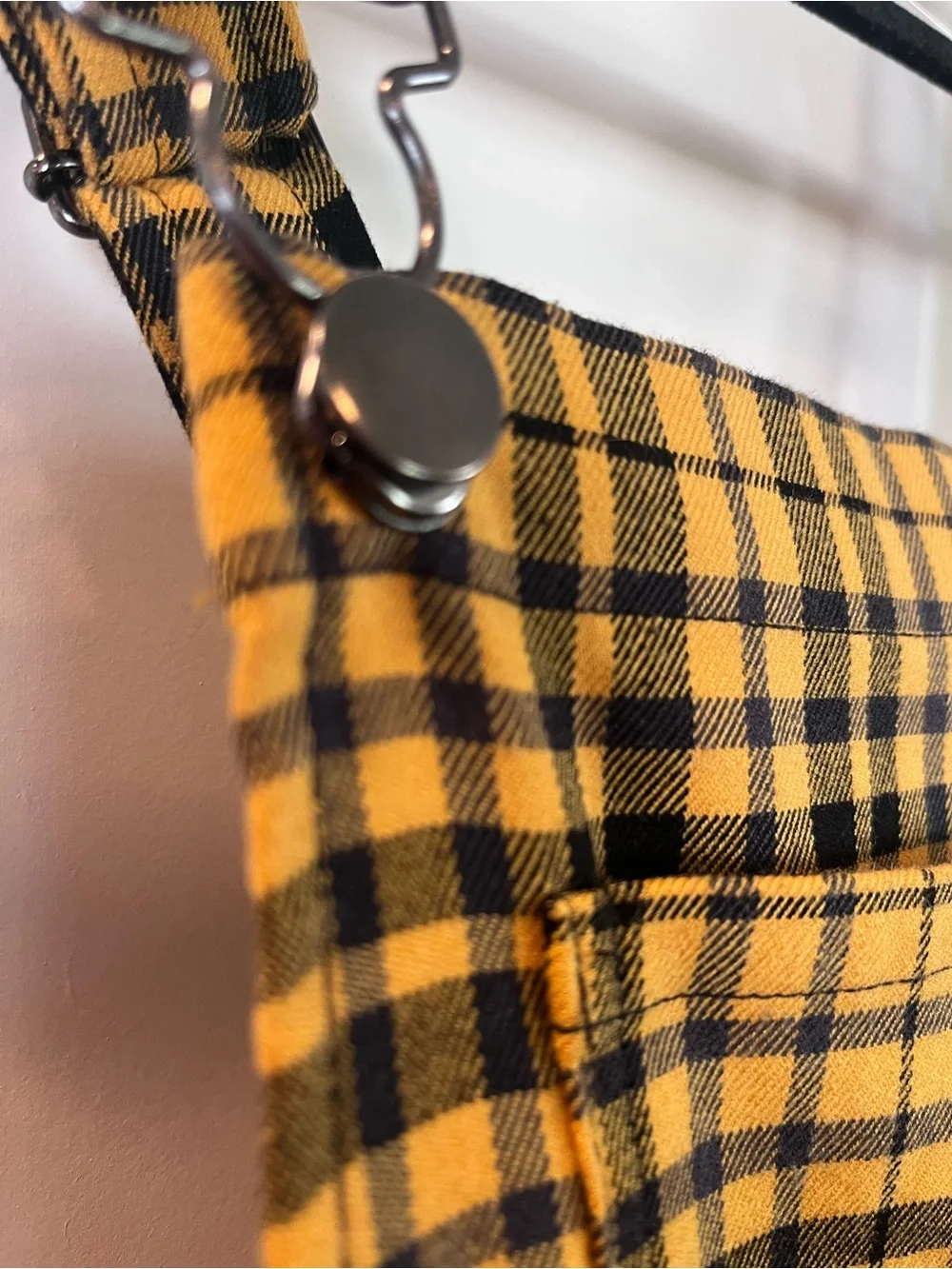 Hufflepuff Yellow Plaid Dress Costume